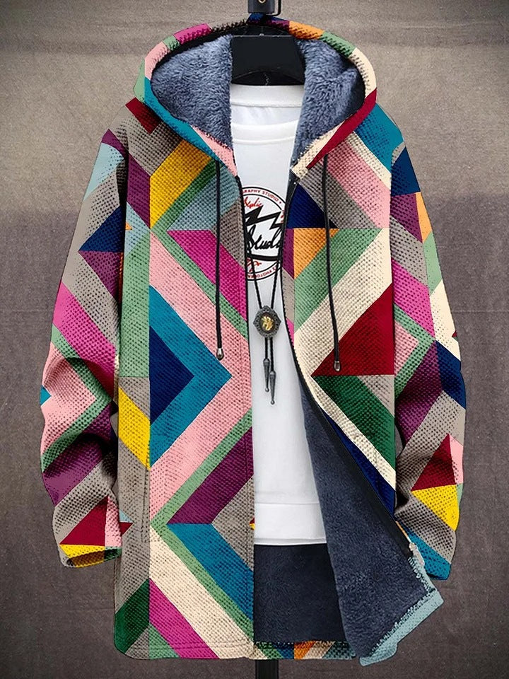 Adriana™ | Art-Inspired Hooded Cardigan