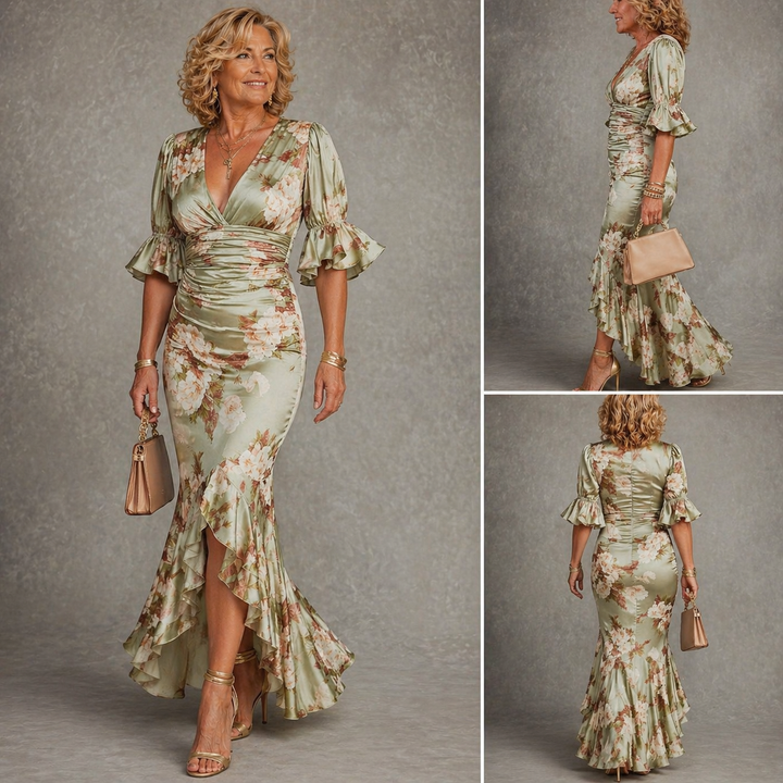 Elara™ | Elegant Floral Maxi Dress 🌿