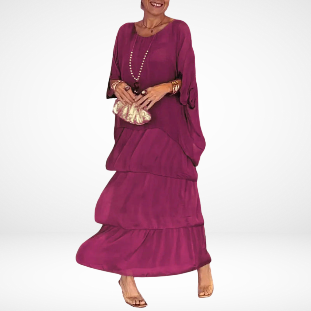 Hylda™ Artistic Loose Maxi Dress