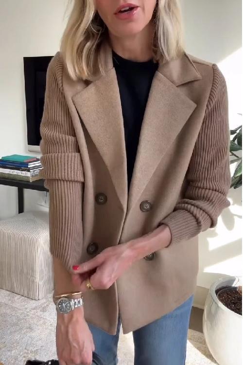 Kristiana™ Elegant Knitted Blazer